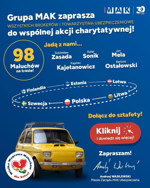 Wielka Wyprawa Maluchów - Dołącz do Grupy MAK