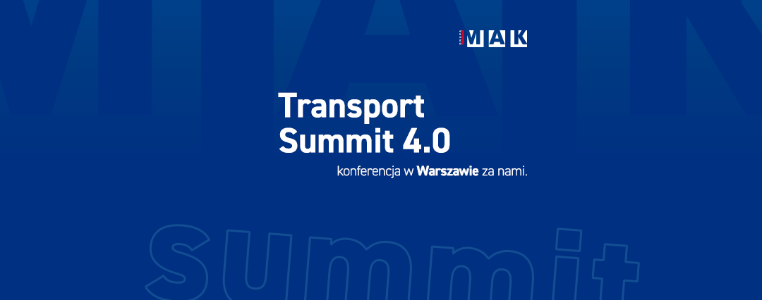 Granatowa Miniaturka do wpisu o konferencji transportowej Transport Summit 4.0, która odbyła się w Warszawie.